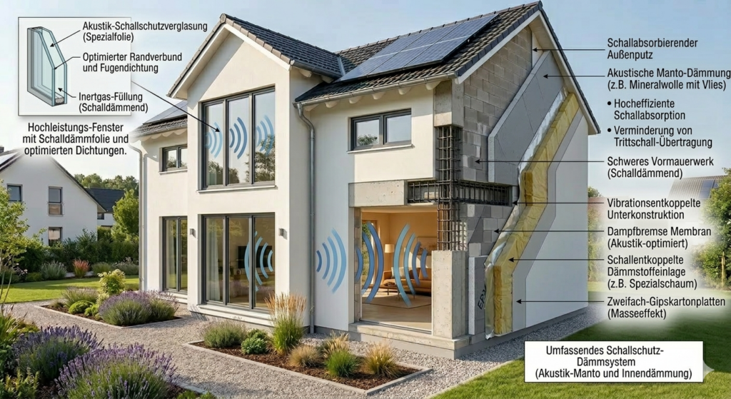 Fachgerechte L&ouml;sungen f&uuml;r ein ruhiges Umfeld - Schallschutz